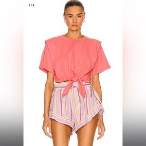 ISABEL MARANT Zelikia Top Papaya